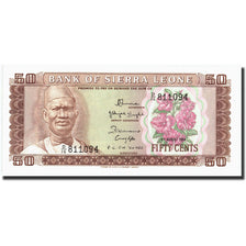 Banknot, Sierra Leone, 50 Cents, 1980, 1980-07-01, KM:4e, UNC(65-70)
