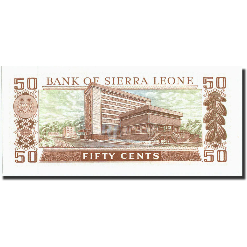 Banknote, Sierra Leone, 50 Cents, 1980, 1980-07-01, KM:4e, UNC(65-70)