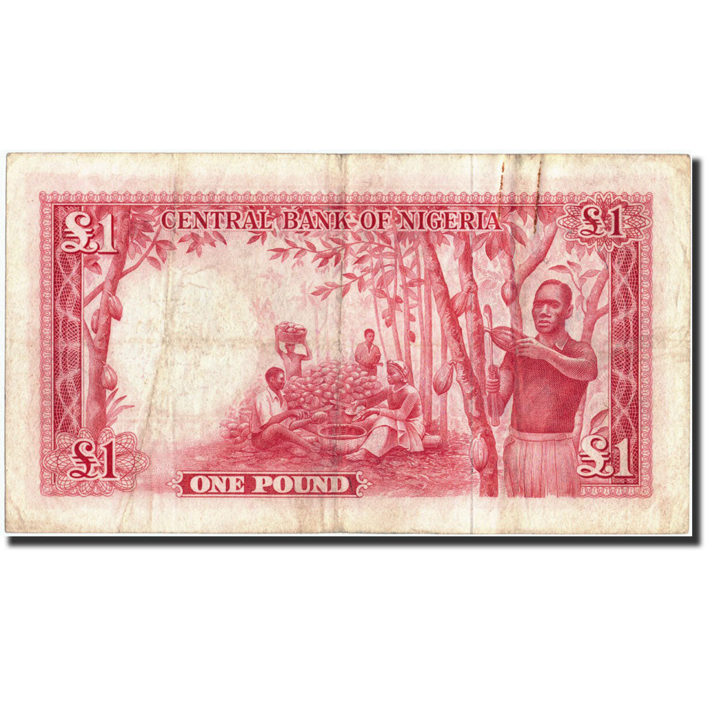 Banknote, Nigeria, 1 Pound, 1958, 1958-09-15, KM:4a, EF(40-45)