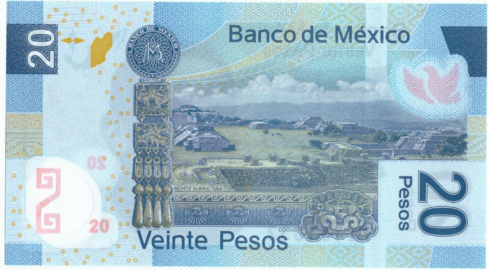 Banknote, Mexico, 20 Pesos, 2006, 2006-06-19, KM:122b, UNC(65-70)
