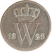 NETHERLANDS, Cent, 1823, KM #47, VF(20-25), Copper, 22, 3.60