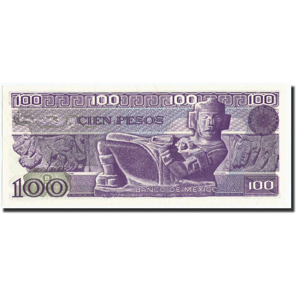 Banknote, Mexico, 100 Pesos, 1982, 1982-03-25, KM:74c, UNC(60-62)