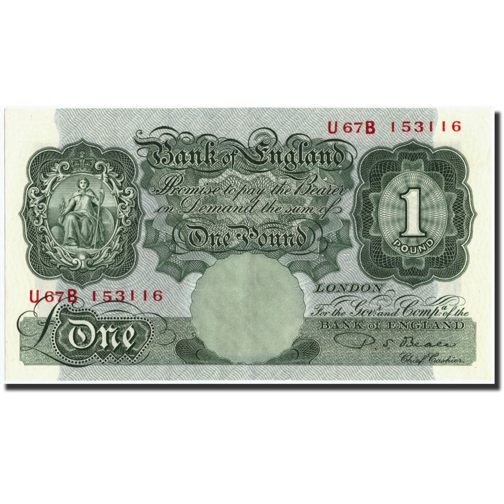 Banknote, Great Britain, 1 Pound, Undated (1928-48), Undated, KM:369b, UNC(63)