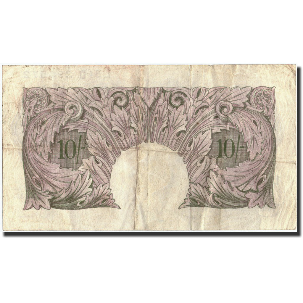 Great Britain, 10 Shillings, Undated (1948-60), KM:368c, VF(20-25)