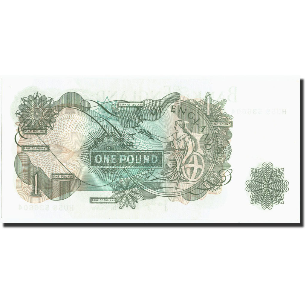 Banknote, Great Britain, 1 Pound, Undated (1960-78), Undated, KM:374e