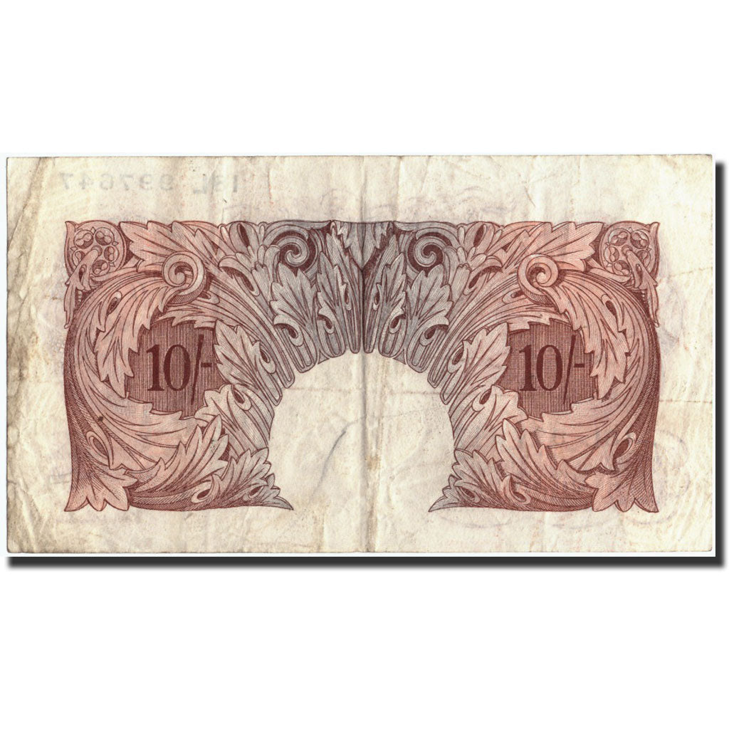 Great Britain, 10 Shillings, Undated (1948-60), KM:368a, VF(20-25)