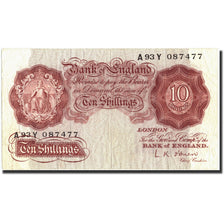 Great Britain, 10 Shillings, Undated (1948-60), KM:368c, VF(20-25)