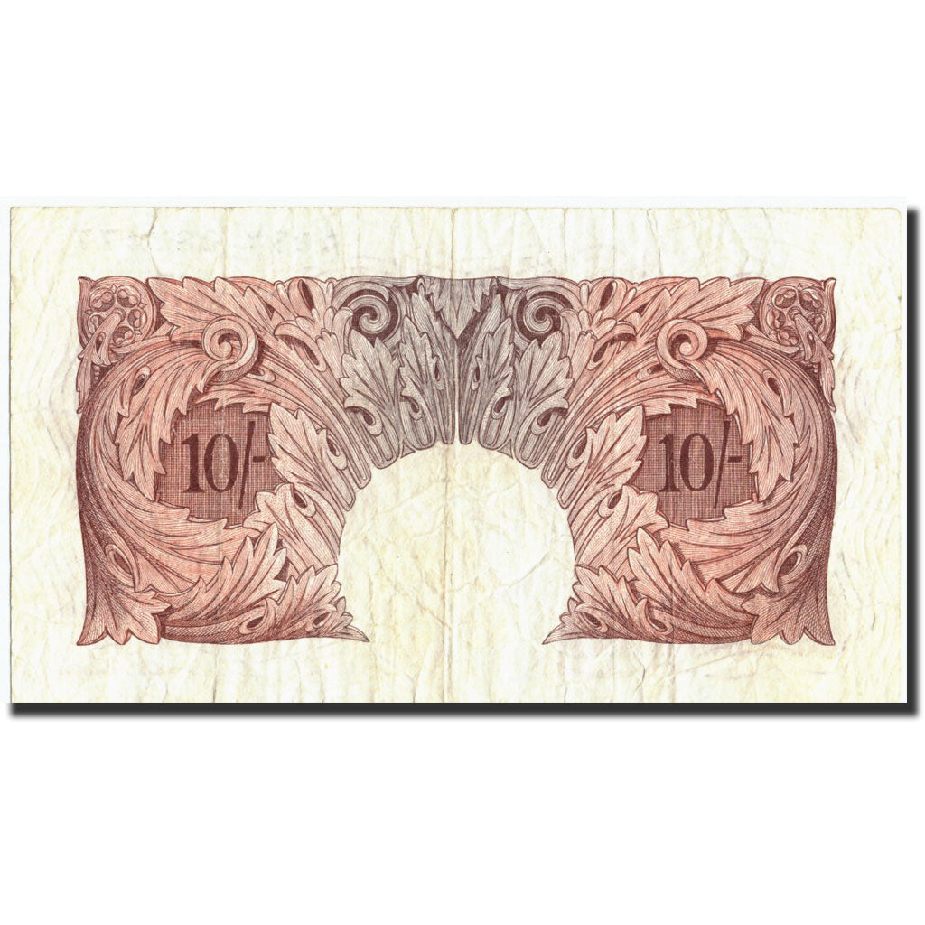 Great Britain, 10 Shillings, Undated (1948-60), KM:368c, VF(20-25)