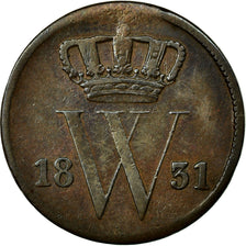 Moneda, Países Bajos, William I, Cent, 1831, MBC, Cobre, KM:47