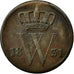 Moneda, Países Bajos, William I, Cent, 1831, MBC, Cobre, KM:47