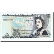 Banconote, Gran Bretagna, 5 Pounds, Undated (1971-91), KM:378c, Undated, BB+
