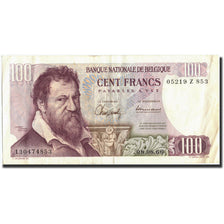 Banknote, Belgium, 100 Francs, 1966, 1966-08-08, KM:134a, EF(40-45)