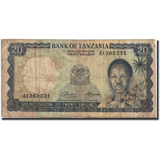 Tanzania, 20 Shillings, Undated (1966), KM:3a, Undated (1966), B