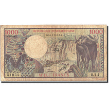 Central African Republic, 1000 Francs, 1980, 1980-07-01, KM:10, VG(8-10)