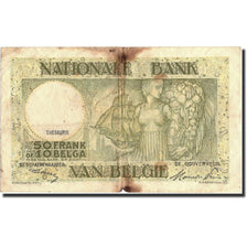 Banconote, Belgio, 50 Francs-10 Belgas, 1947, KM:106, 1947-03-27, D
