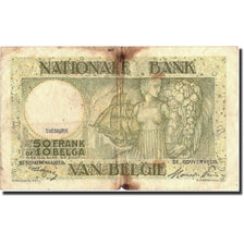 Banknote, Belgium, 50 Francs-10 Belgas, 1947, 1947-03-27, KM:106, AG(1-3)