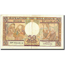 Belgium, 50 Francs, 1956, KM:133b, 1956-04-03, EF(40-45)