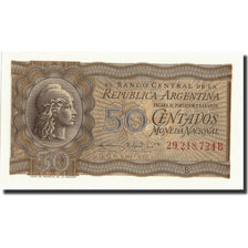 Banknote, Argentina, 50 Centavos, 1947, Undated, KM:259a, UNC(65-70)
