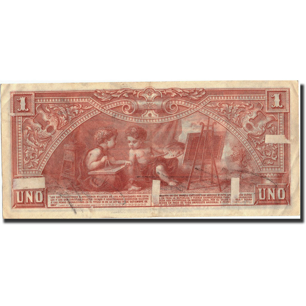 Argentina, 1 Peso, 1895, 1895-01-01, KM:S1091a, VF(30-35)
