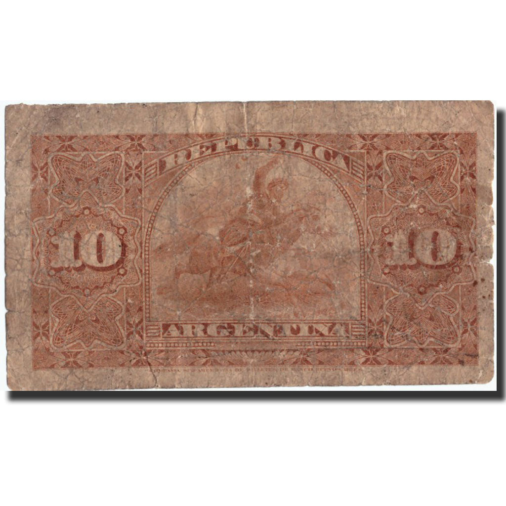 Argentina, 10 Centavos, 1892, 1892-05-01, KM:214, B