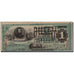Banknote, Peru, 1 Real de Inca on 1 Sol, 1873, 1873, KM:11, AU(55-58)