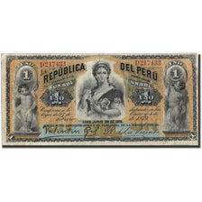 Perù, 1 Sol, 1879, KM:1a, 1879, MB