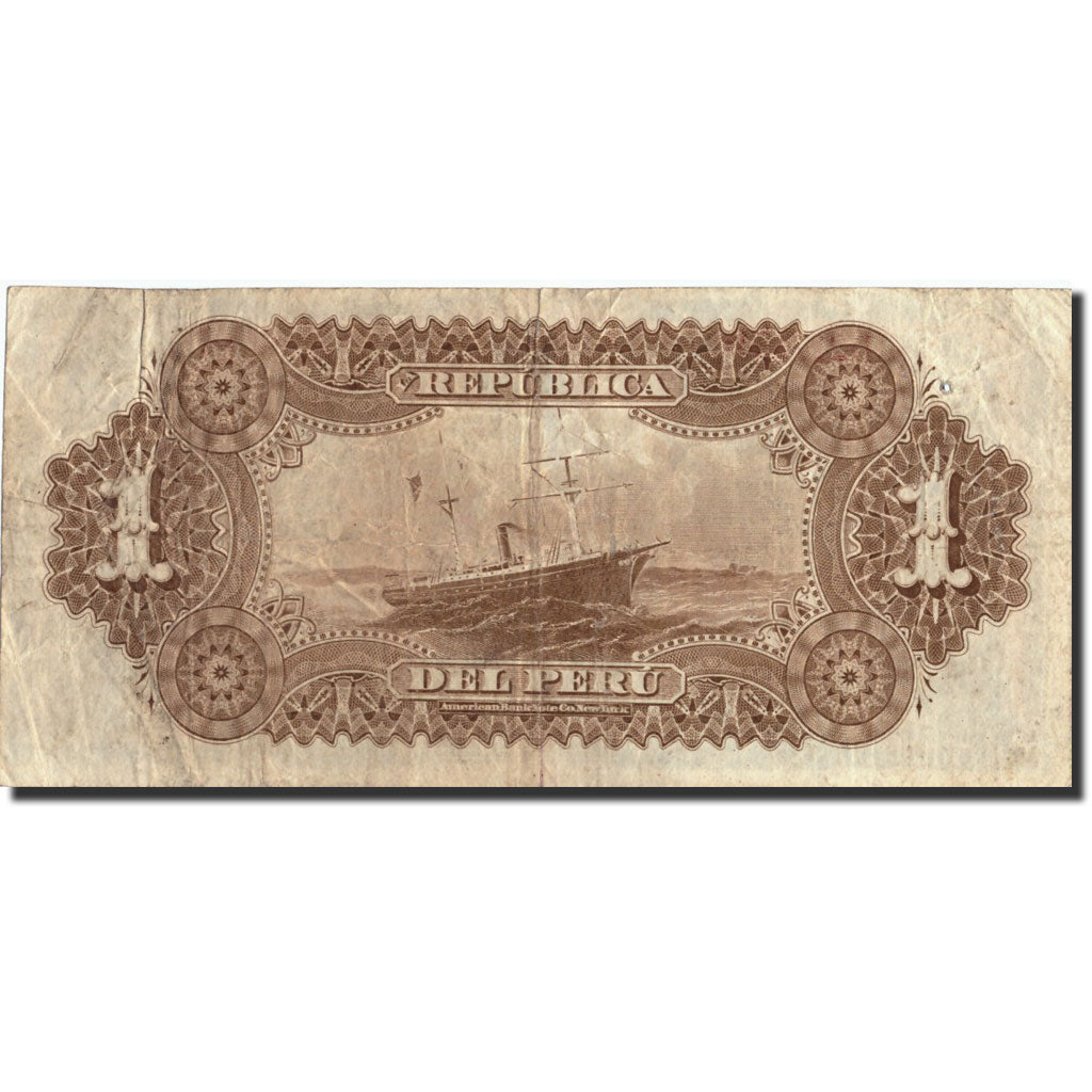 Peru, 1 Sol, 1879, KM:1a, 1879, VF(20-25)