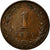 Moneta, Holandia, William III, Cent, 1882, AU(55-58), Bronze, KM:107.1