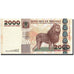 Banknote, Tanzania, 2000 Shilingi, Undated (2003), Undated, KM:37a, UNC(65-70)