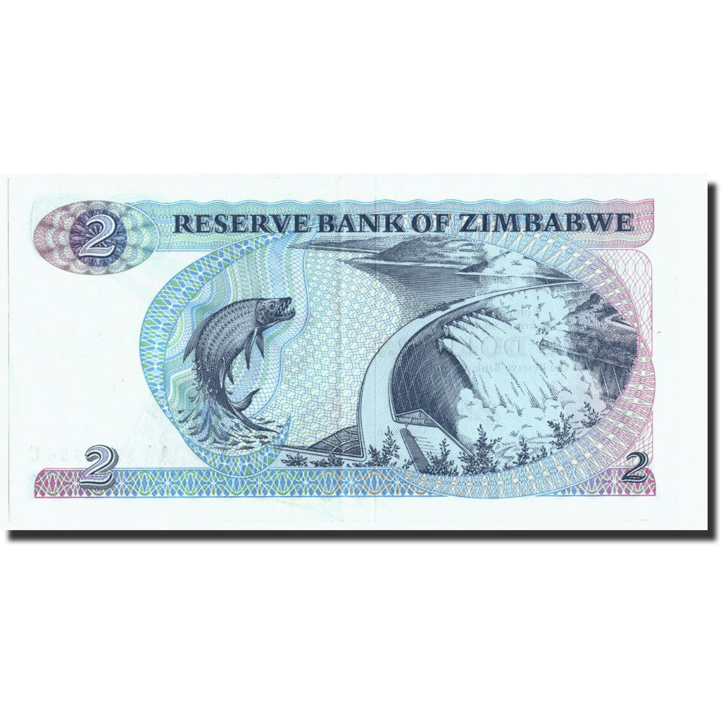 Zimbabwe, 2 Dollars, 1980, KM:1a, 1980, AU(55-58)