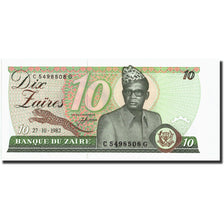Zaire, 10 Zaïres, 1982, KM:27A, 1982-10-27, UNC(65-70)