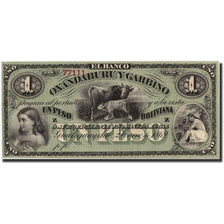 Banknot, Argentina, 1 Peso Boliviana, 1869, 1869-01-02, KM:S1782a, UNC(63)