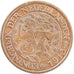 NETHERLANDS, Cent, 1913, KM #152, AU(50-53), Bronze, 19, 2.50