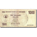 Billete, 1000 Dollars, 2006, Zimbabue, KM:44, 2006-08-01, BC