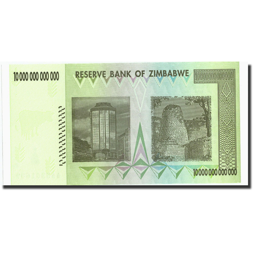 Simbabwe, 10 Trillion Dollars, 2008, KM:88, 2008, UNZ