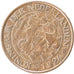 NETHERLANDS, Cent, 1924, KM #152, EF(40-45), Bronze, 19, 2.40