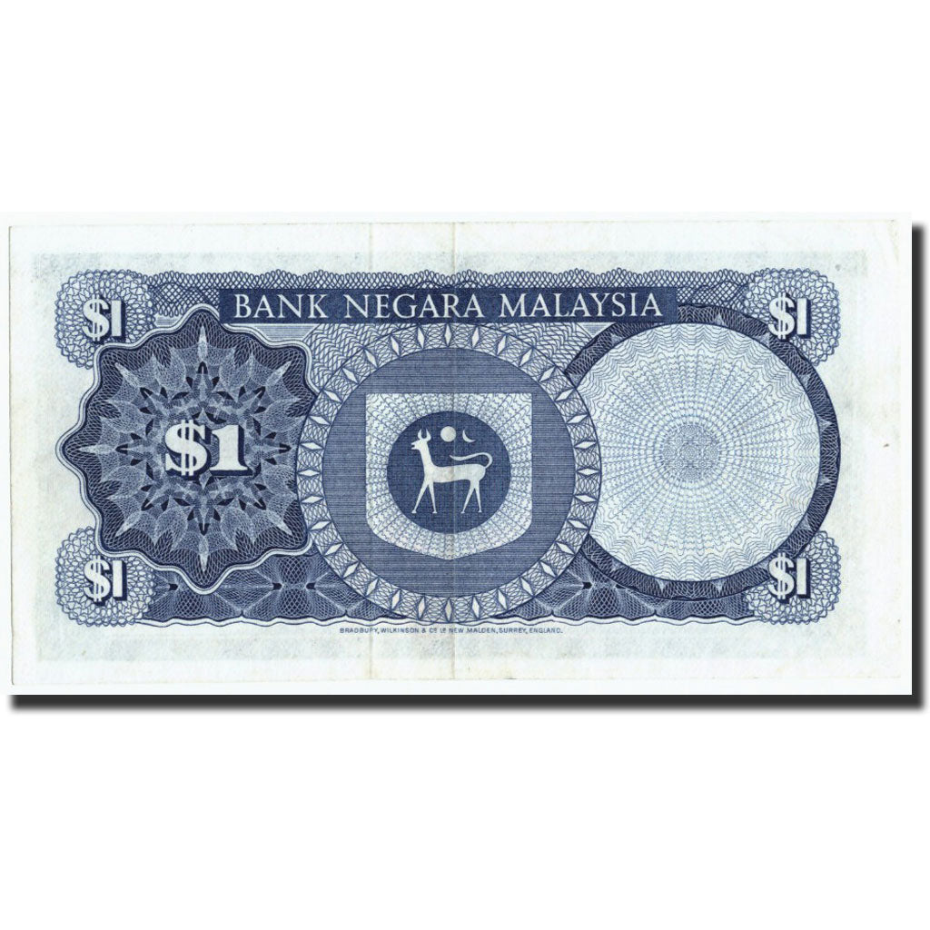 Banconote, Malesia, 1 Ringgit, undated (1967-72), KM:1a, Undated, SPL-