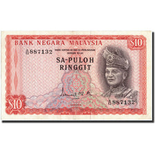 Banknote, Malaysia, 10 Ringgit, Undated (1967-1972), Undated, KM:3a, AU(55-58)