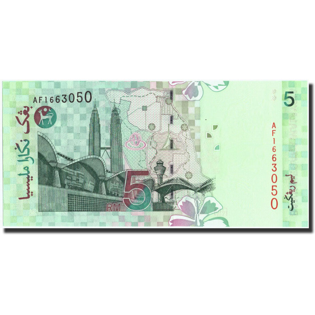 Malaysia, 5 Ringgit, Undated (1999-2001), KM:41a, UNC(65-70)