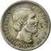 Moneda, Países Bajos, William III, 5 Cents, 1855, MBC, Plata, KM:91