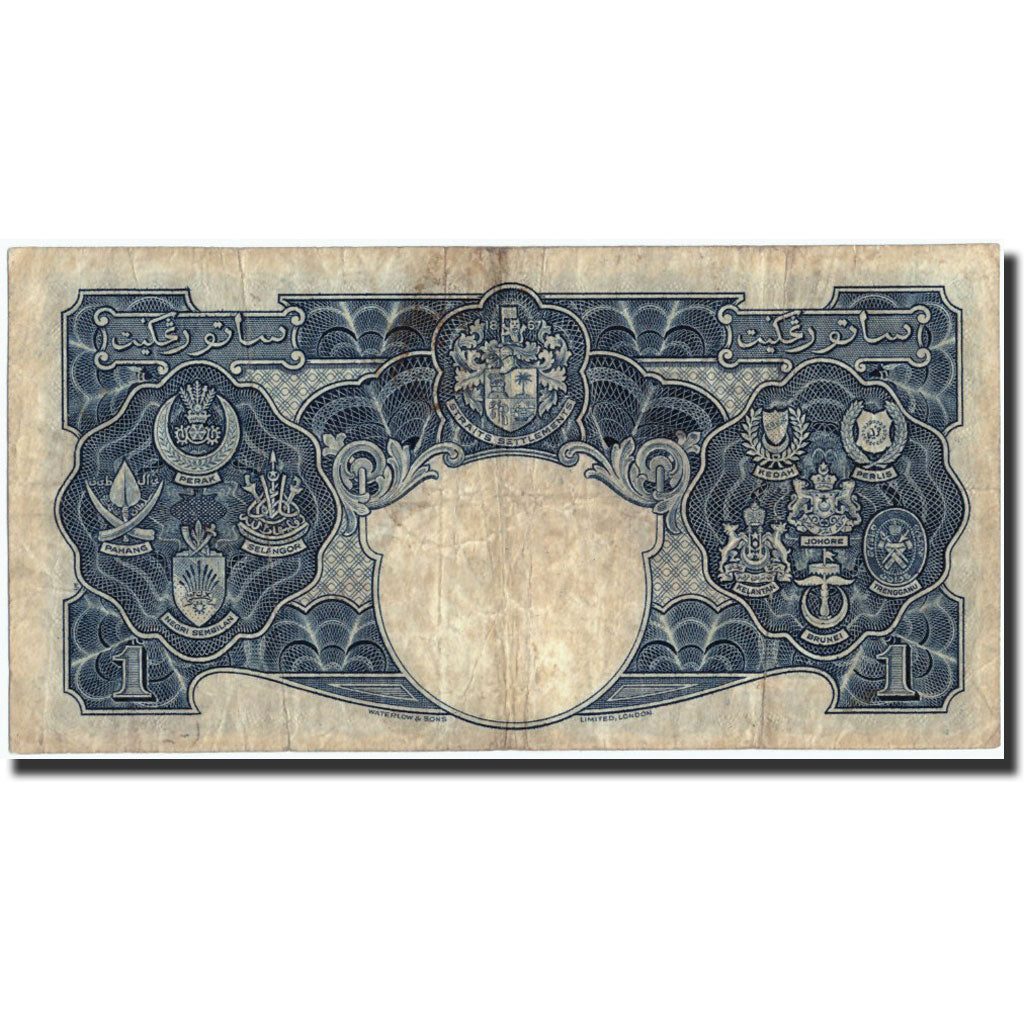 Banknote, MALAYA, 1 Dollar, 1941, 1941-07-01, KM:11, VF(20-25)