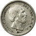 Munten, Nederland, William III, 5 Cents, 1863, ZF, Zilver, KM:91
