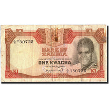 Zambia, 1 Kwacha, Undated (1973), KM:16a, VF(20-25)