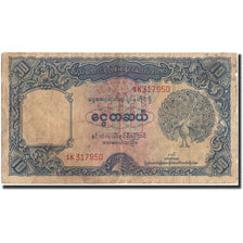 Burma, 10 Kyats, Undated (1953), KM:44, VF(20-25)