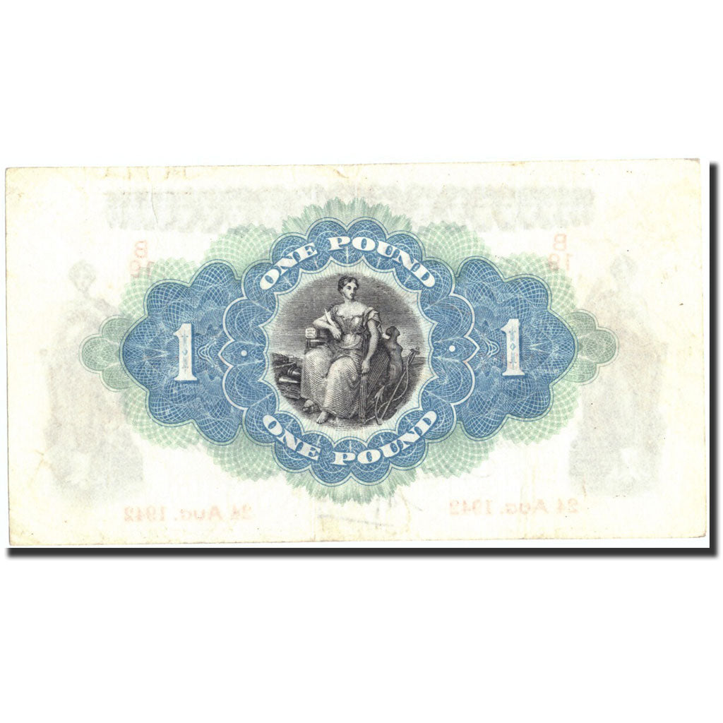 Banconote, Irlanda del Nord, 1 Pound, 1942, KM:55b, 1942-08-24, BB