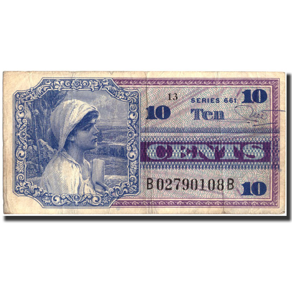 United States, 10 Cents, Undated (1968), KM:M65a, VF(30-35)
