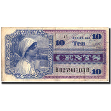 United States, 10 Cents, Undated (1968), KM:M65a, VF(30-35)