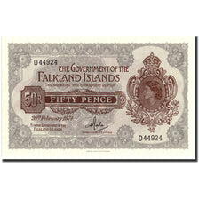Billete, 50 Pence, 1974, Islas Malvinas, KM:10b, 1974-02-20, UNC