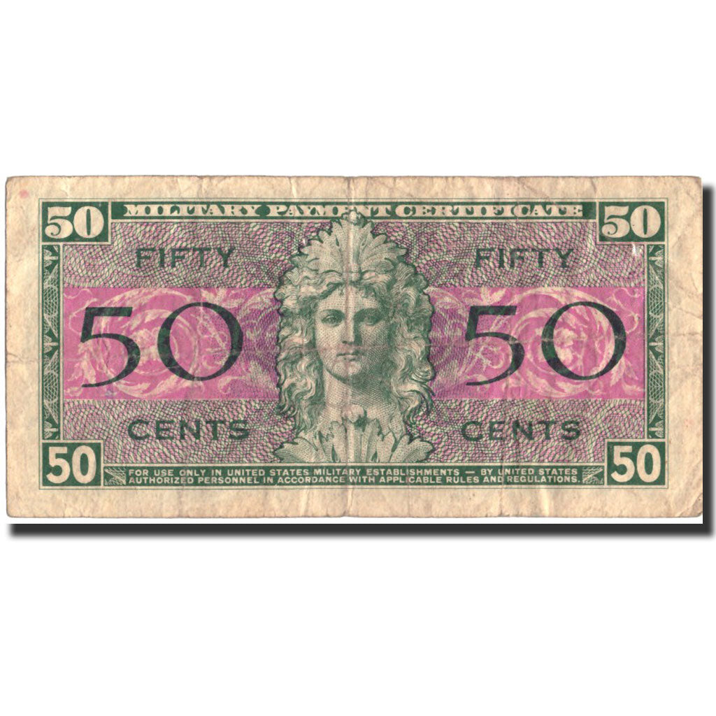 United States, 50 Cents, Undated (1954), KM:M32a, VF(30-35)
