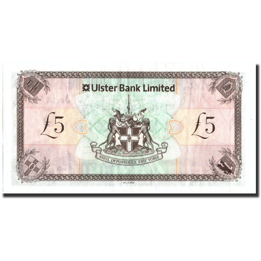 Northern Ireland, 5 Pounds, 2007, KM:340, 2007-07-01, VF(20-25)